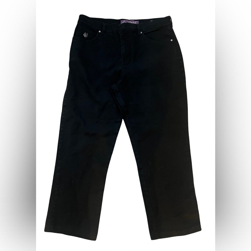 Women's Gloria Vanderbilt Amanda Classic High-Waist Tapered Jeans-Black